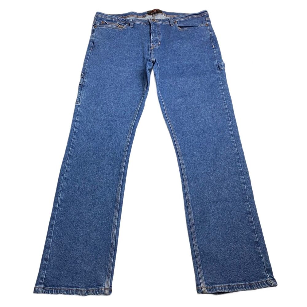 Iron Made 311424 Jeans Men's 38x32 Carpenter Utility Pocket Stretch Workwear